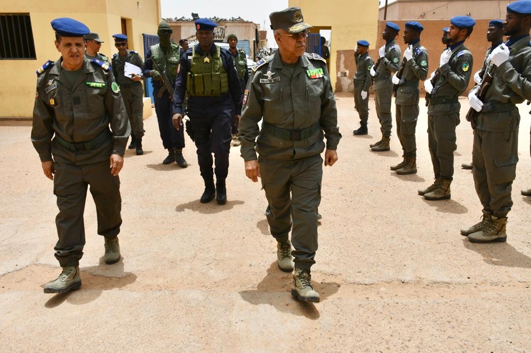 الفريق إبراهيم فال الشيباني زيارة لتجمع حفظ النظام رقم 2