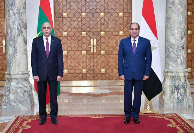 الرئيس غزواني يجدد حرصه على تطوير العلاقات الموريتانية المصرية